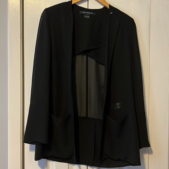 French Connection Sheer Jacket with Pockets - Picture 3 of 9